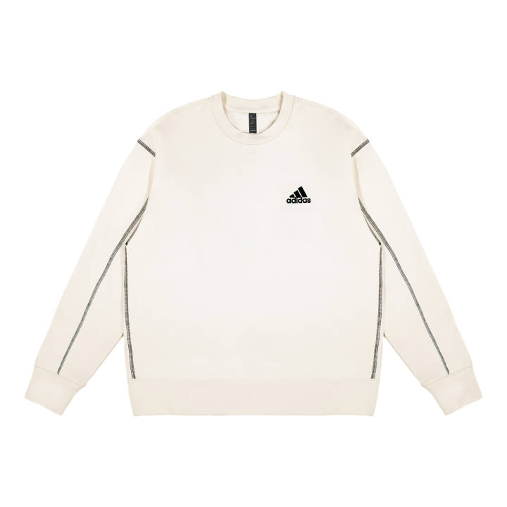 Adidas Adidas Sweatshirts Unisex White Crew Neck Thickened Regular