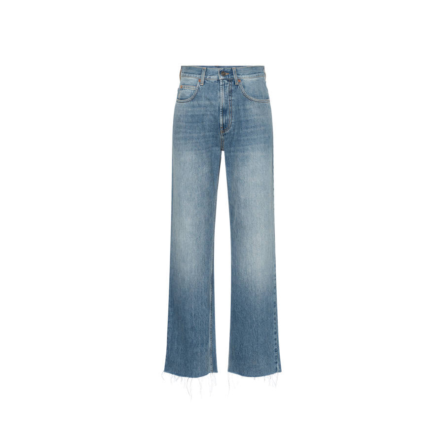 GUCCI GUCCI Baggy Stonewashed Denim Pant