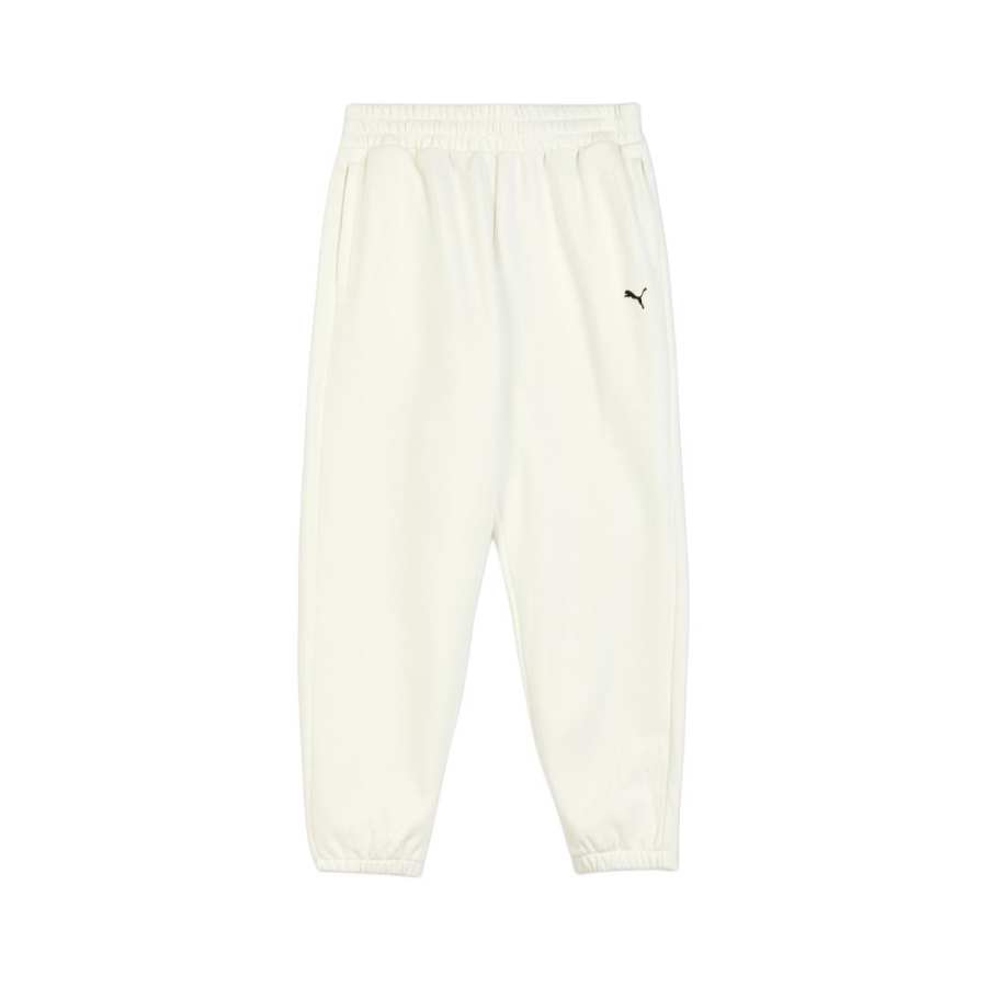 PUMA Wide FW25 Leg Knit WARMCELL Fleece Lined Warm Elastic Cuff Knitted Fabric Casual Pants Women's