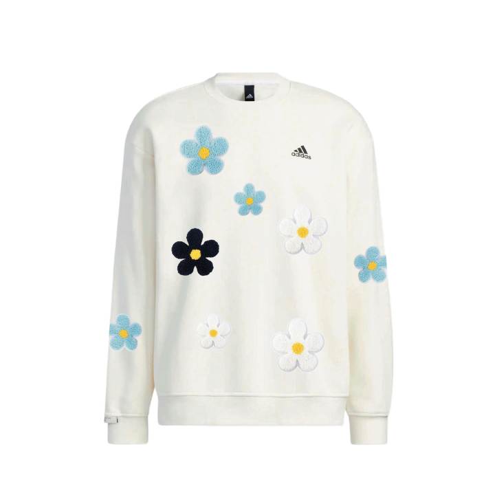 Adidas Adidas LABEL Sweatshirts Unisex White Crew Neck Thickened Regular