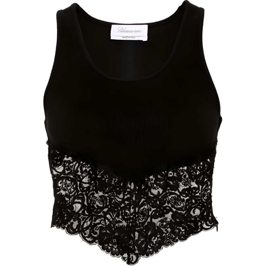 Blumarine SS24 Tank Top Women's Black