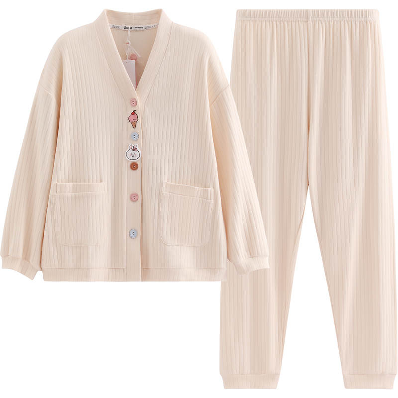 FENTENG FENTENG Brown Bear Pajama Set Women's