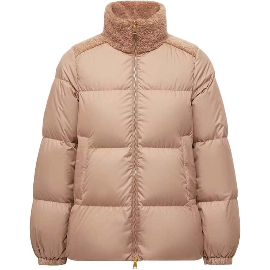 Moncler Moncler Esnaie Logo Patch Zip-Up Jacket