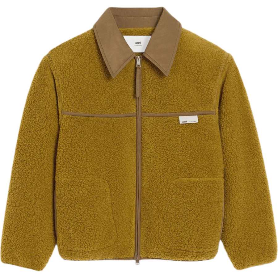 AMIPARIS Amiparis zip-fastening point-collar jacket
