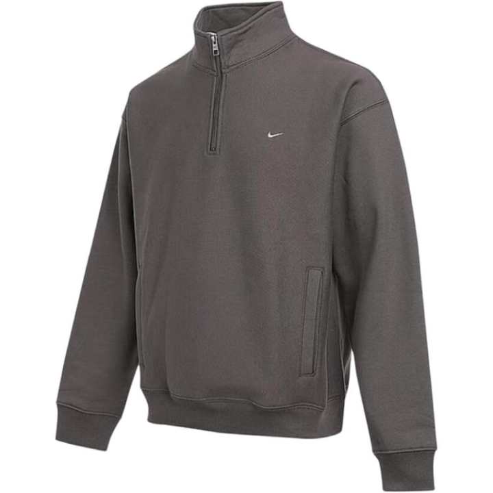 Nike Nike Sweatshirts Men's Dark Gray Stand Collar Moderate