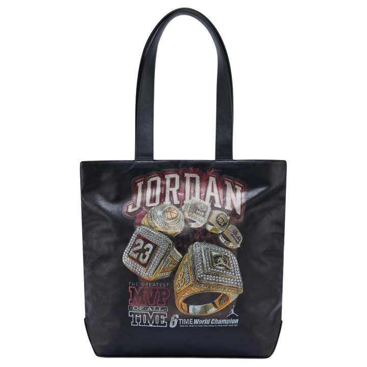 Jordan Jordan Synthetic Leather Shoulder Bag Unisex Black