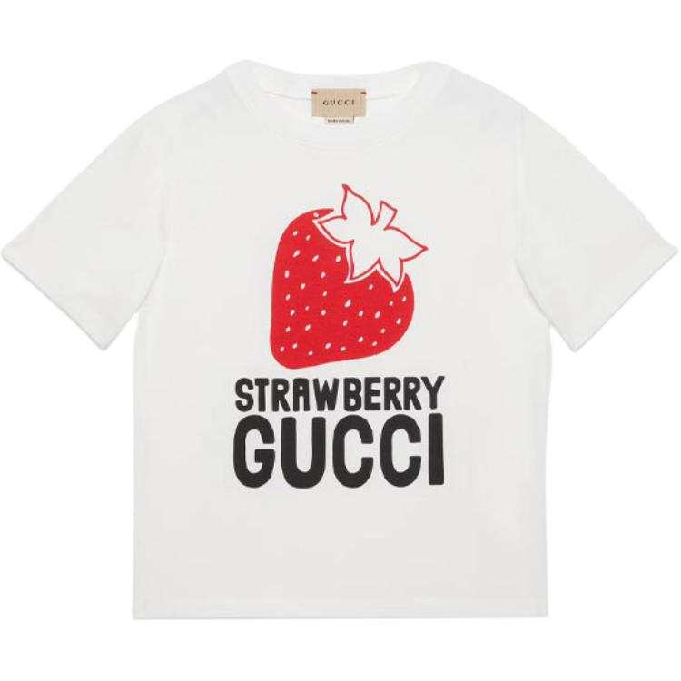 GUCCI Kids T Shirts Crew Neck Moderate