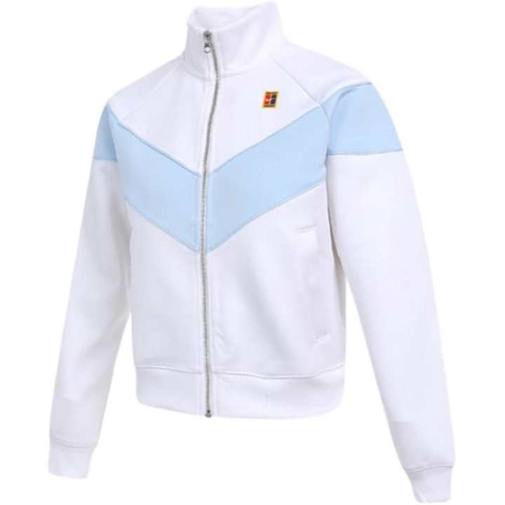 Nike Nike Sweatshirts Women's White Stand Collar Moderate Cardigan