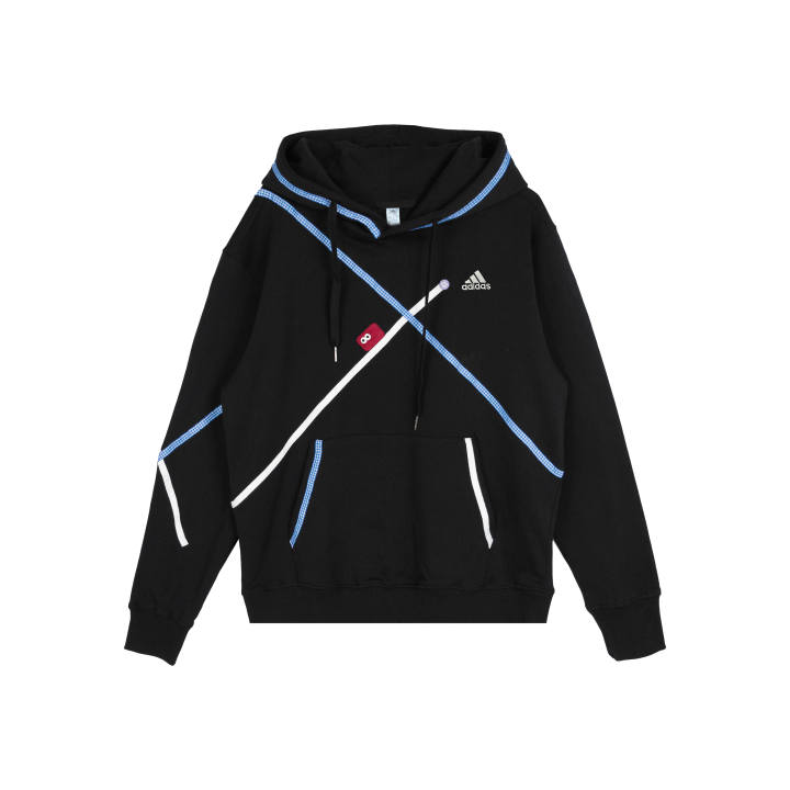 Adidas Adidas Sweatshirts Unisex Black Hooded Moderate Regular