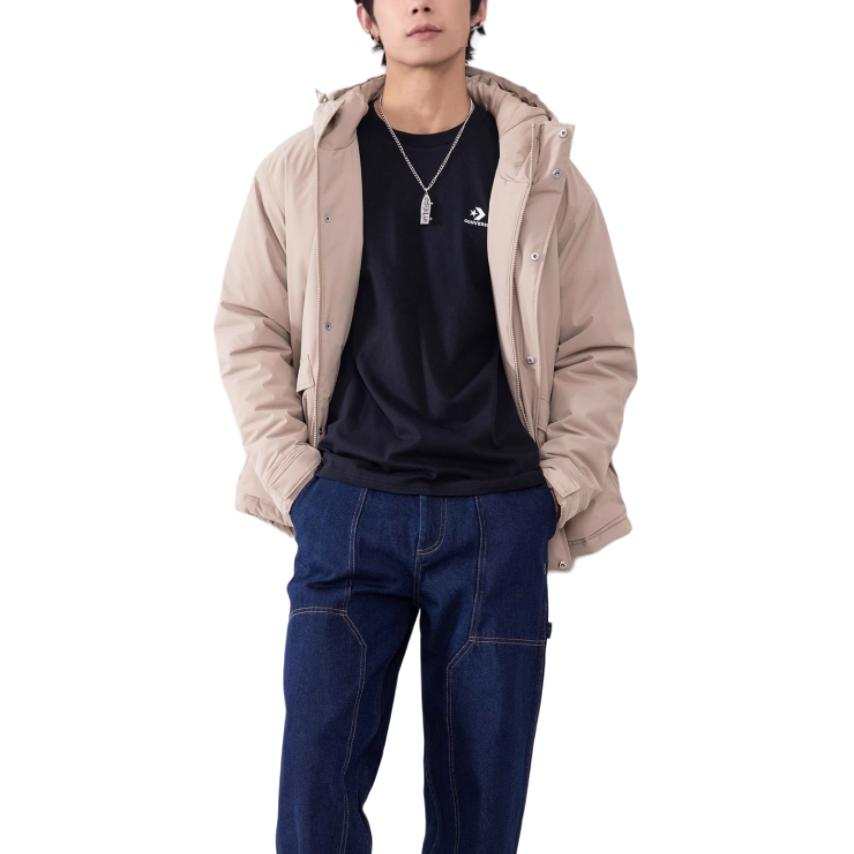 Converse Converse Jackets Unisex Khaki Hooded Moderate Other