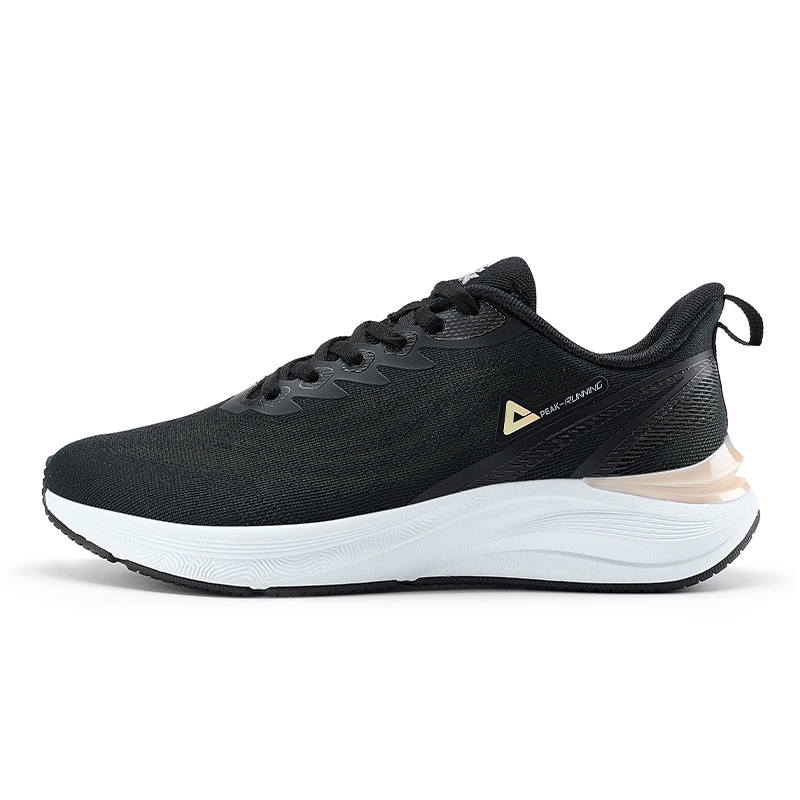 PEAK State Pole Cushioning Lightweight Breathable Low top Running Shoes Women's Black Plum Pink