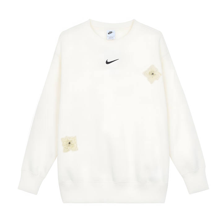 Nike Nike Sweatshirts Unisex Sail White Crew Neck Moderate Regular