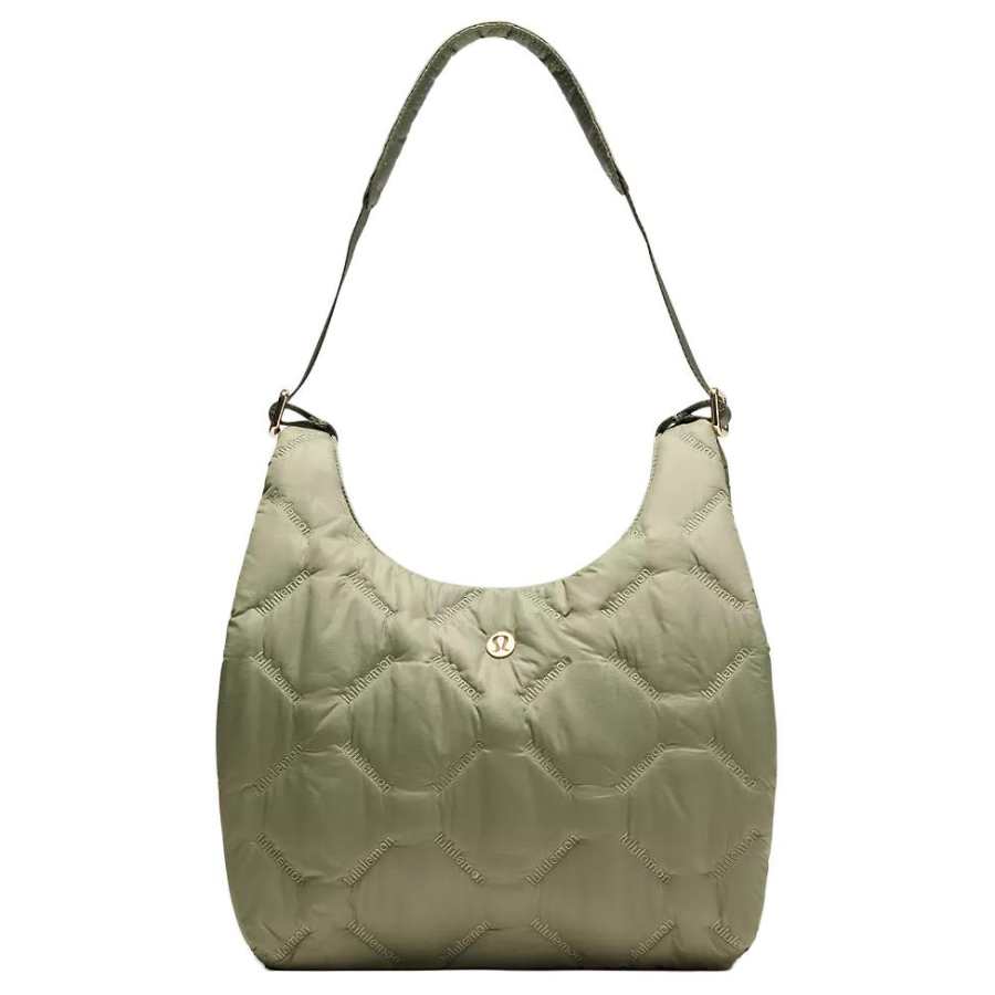 Lululemon Quilty Pleasures Nylon Shoulder Bag Mini Women's Bay Leaf