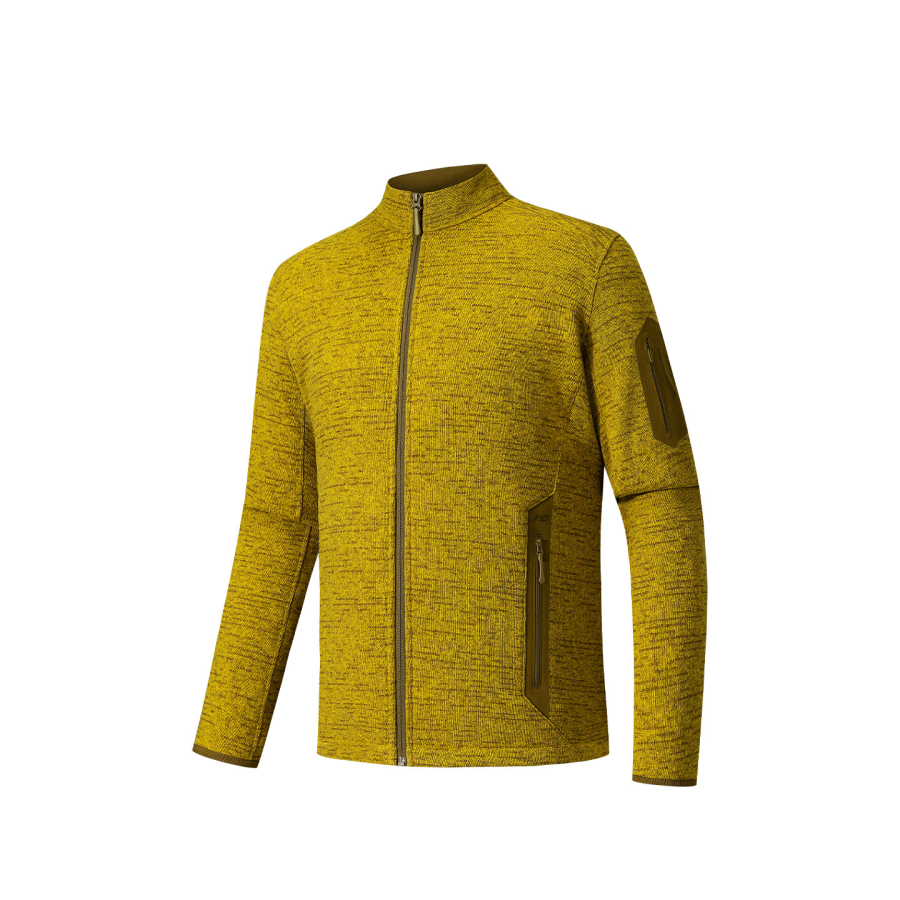 ANTA Jackets Men's Yellow Seal Stand Collar Moderate Other