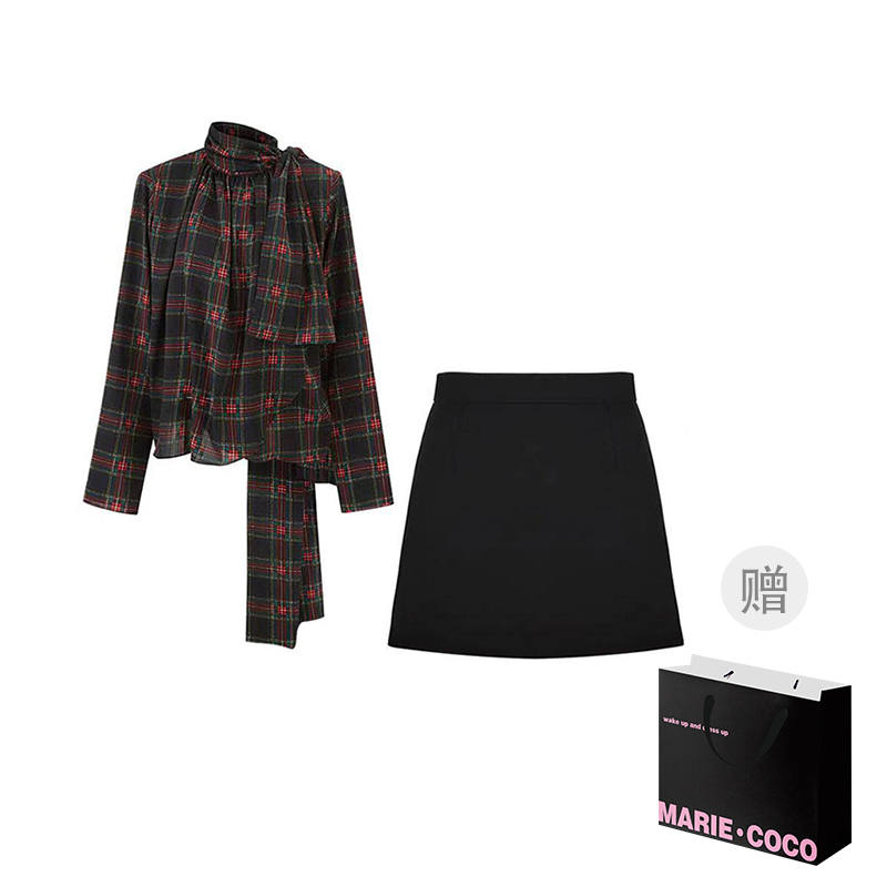 MARIE·COCO Two Piece Skirt Sets Women's Moderate Short