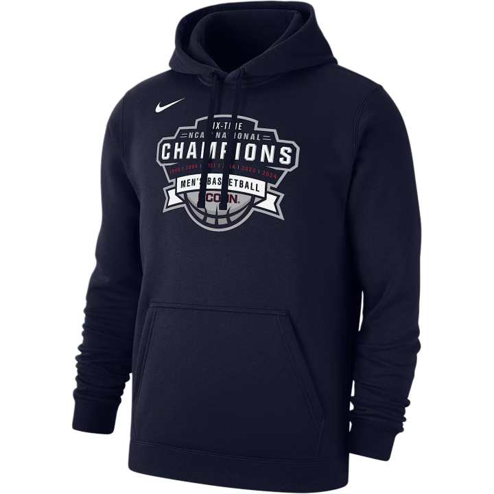 Nike Nike UConn Club Fleece Men's Nike College Pullover Hoodie