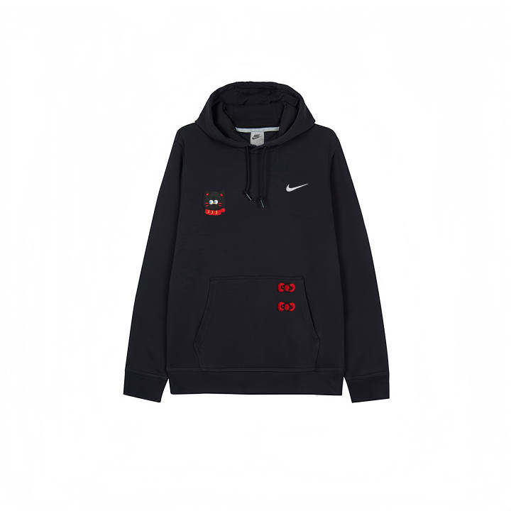 Nike Nike Sweatshirts Men's Black Hooded Thickened