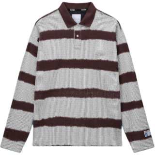 Napapijri x Martine Rose striped long-sleeve polo shirt