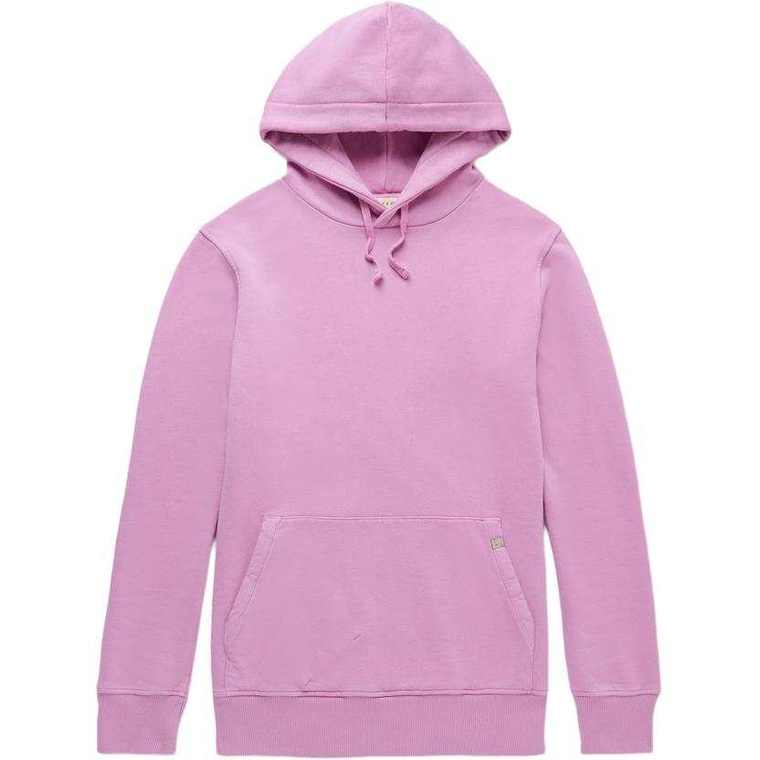 1017 ALYX 9SM Sweatshirts Men's Pink Hooded Non Detachable Moderate Straight Fit