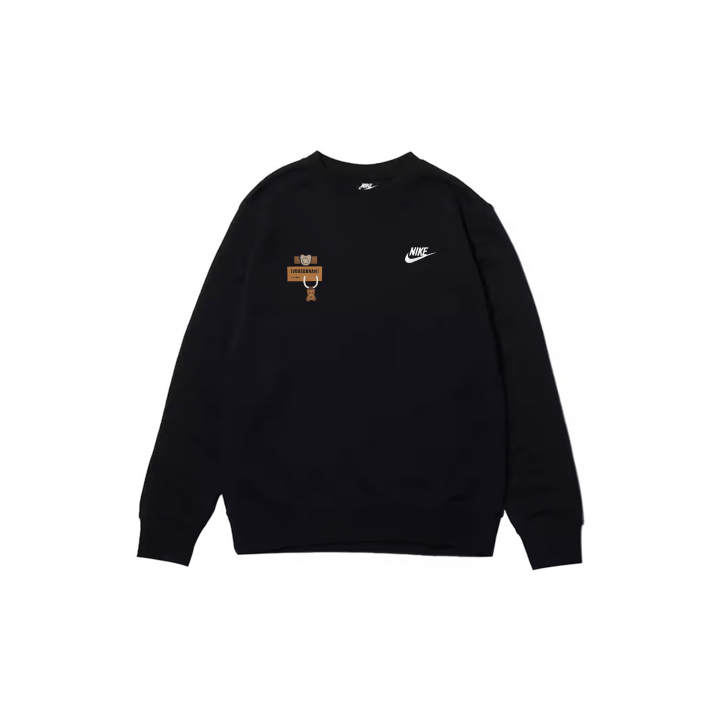 Nike Nike Sweatshirts Men's Black Crew Neck Moderate