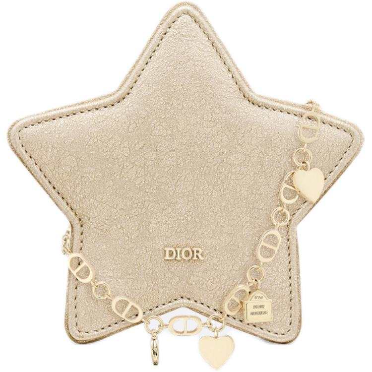 DIOR DIOR Lambskin Shoulder Bag Mini Kids' Light Yellow