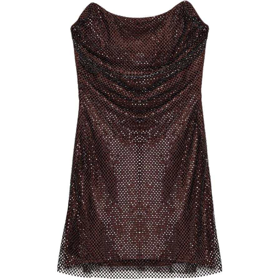 ZARA Sleeveless Dresses Women's Eggplant Purple Moderate Short