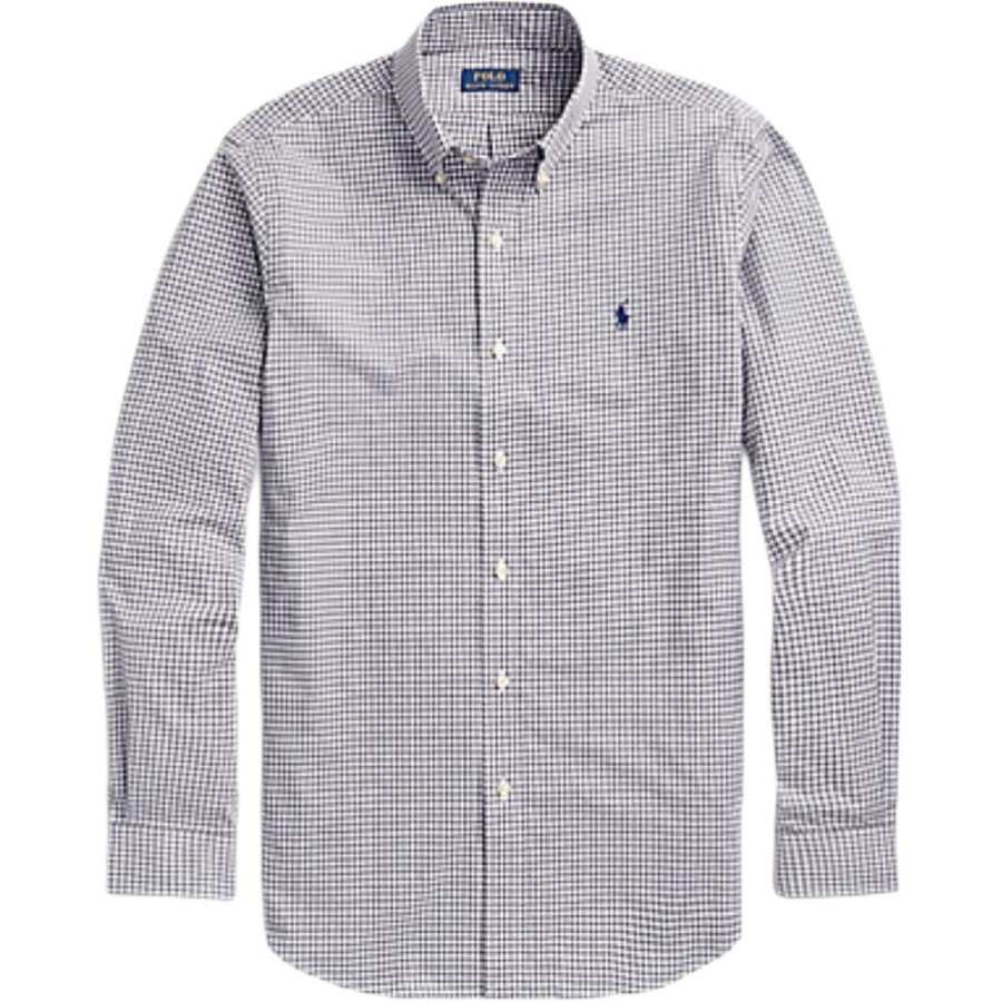 Polo Ralph Lauren Shirts Men's Gray Lapel Moderate Other