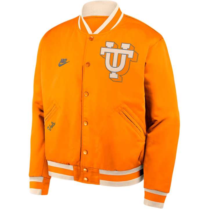 Nike Nike Tennessee Legacy Men's Nike College Full-Snap Bomber Jacket
