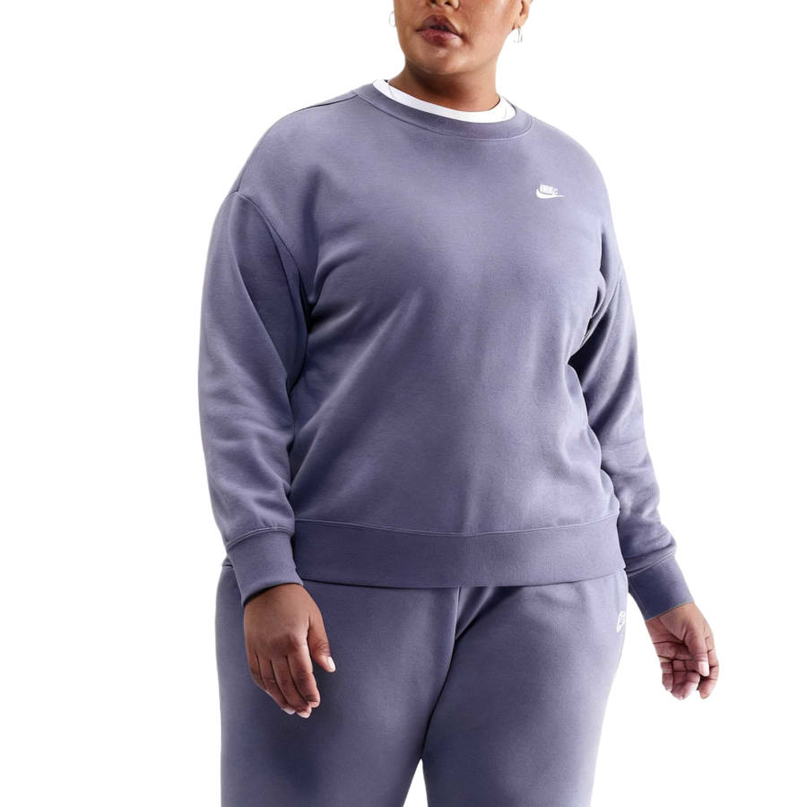 Nike Nike Sportswear Club Fleece Women's Loose Crew Neck Sweatshirt Plus Size