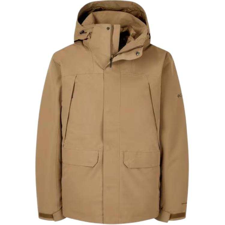 Columbia Down Jackets Men's Hooded Non Detachable Moderate
