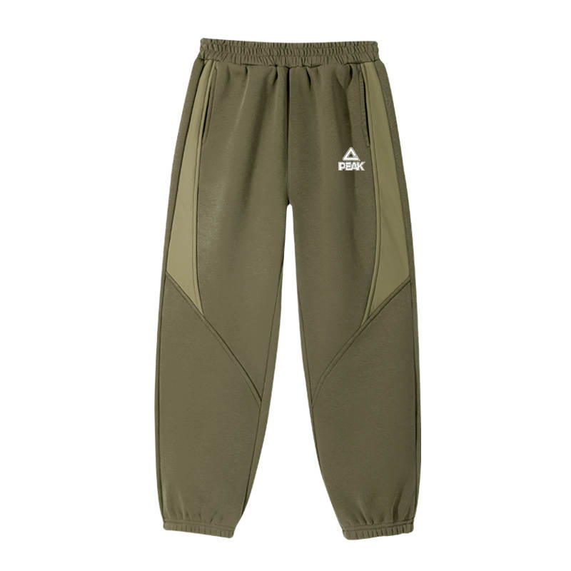 PEAK PEAK Kids Sweatpants Thickened And Fleece Lined