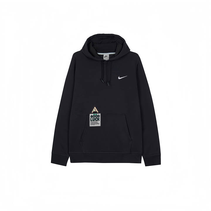 Nike Nike Sweatshirts Men's Black Hooded Thickened