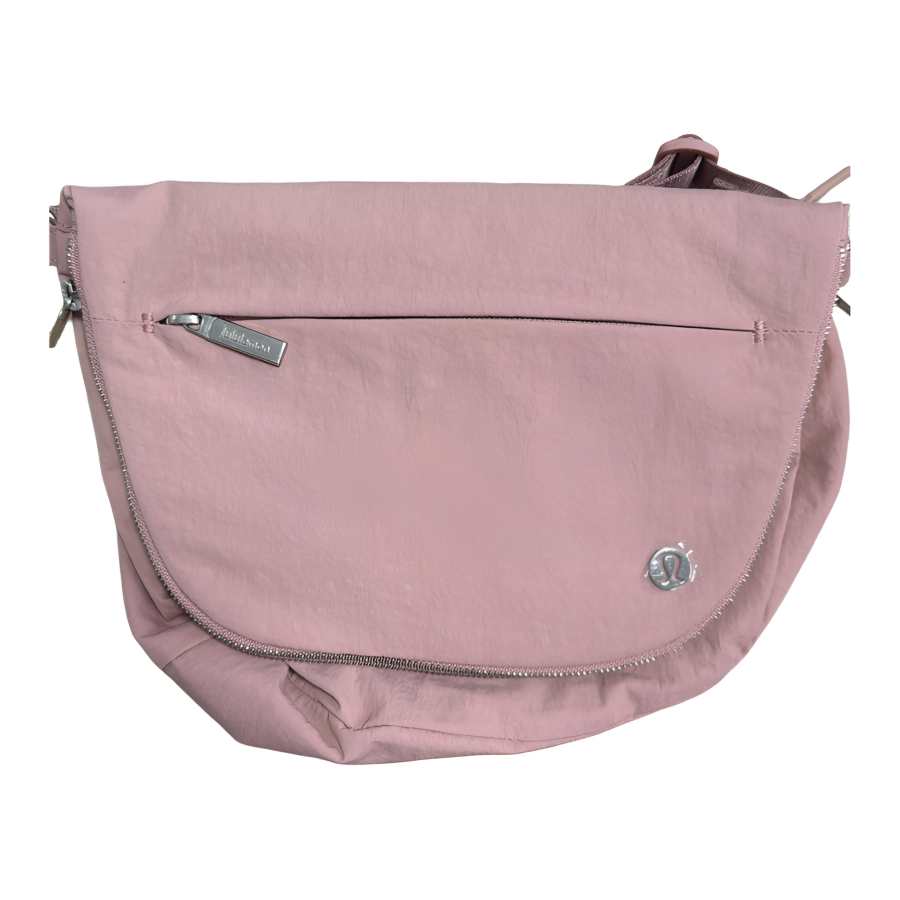 Lululemon All Night Festival Nylon Crossbody Bag, Shoulder Bag Unisex Pink Multicolor