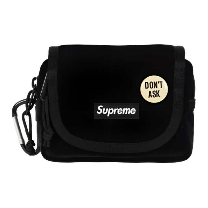 Supreme Supreme Nylon Coin Purse Mini Unisex Black