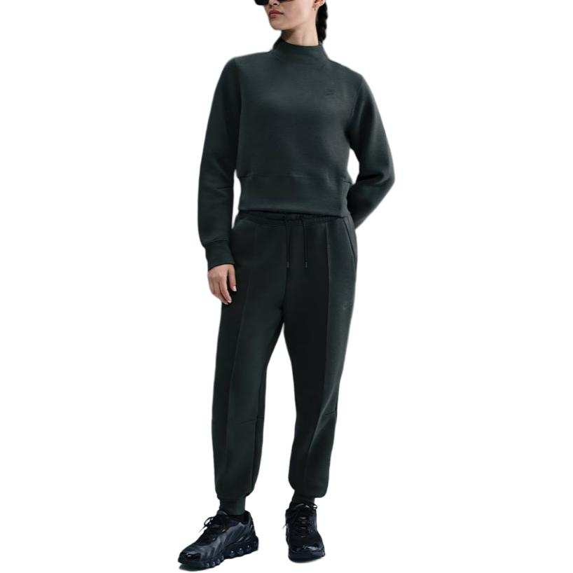 Nike Nike Sweatshirts Women's Seaweed/Black Stand Collar Moderate