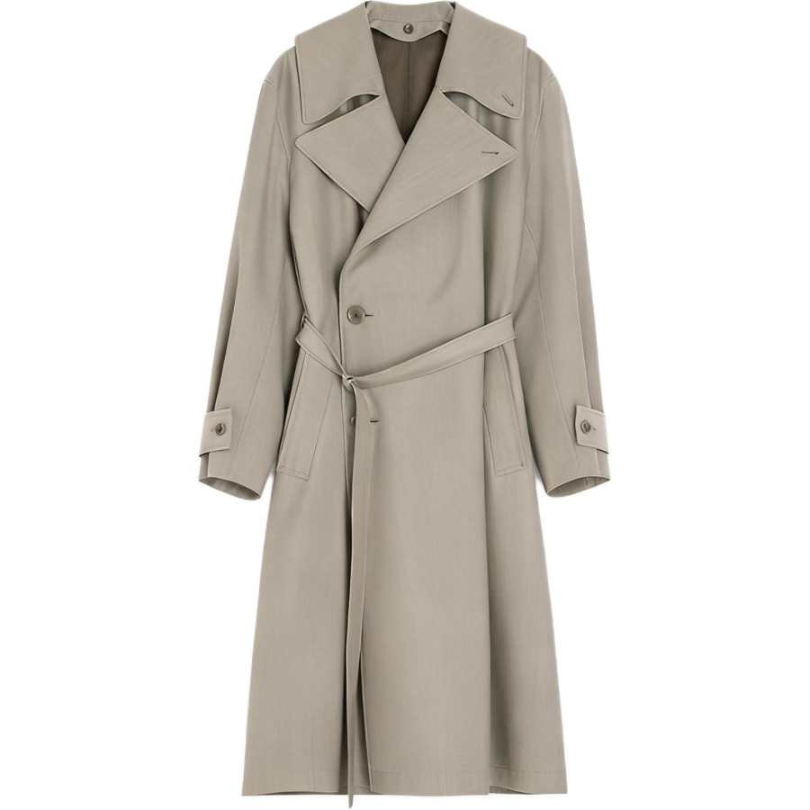 Lemaire Lemaire double-breasted belted trench coat