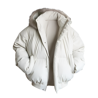 PISYPOX Puffer Jackets Unisex Hooded Thickened