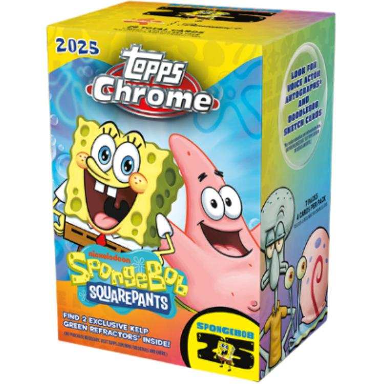 Topps SpongeBob 25th Anniversary Collectible Card IP / Anime Cards Whole Box