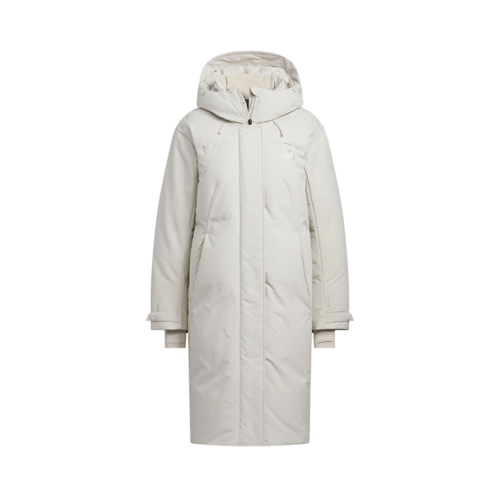 Adidas Adidas Down Jackets Women's White Hooded Moderate
