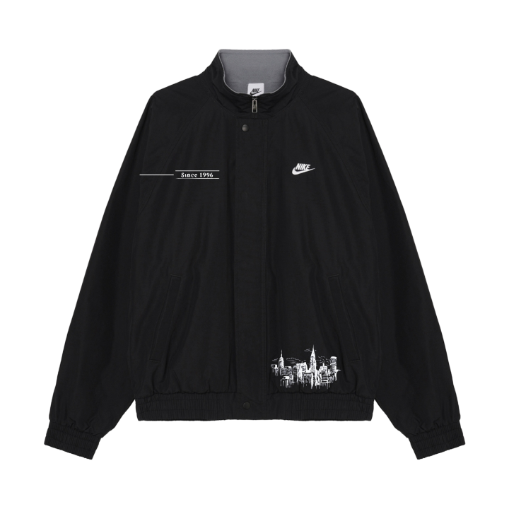 Nike Nike Club Jackets Unisex Black Stand Collar Moderate