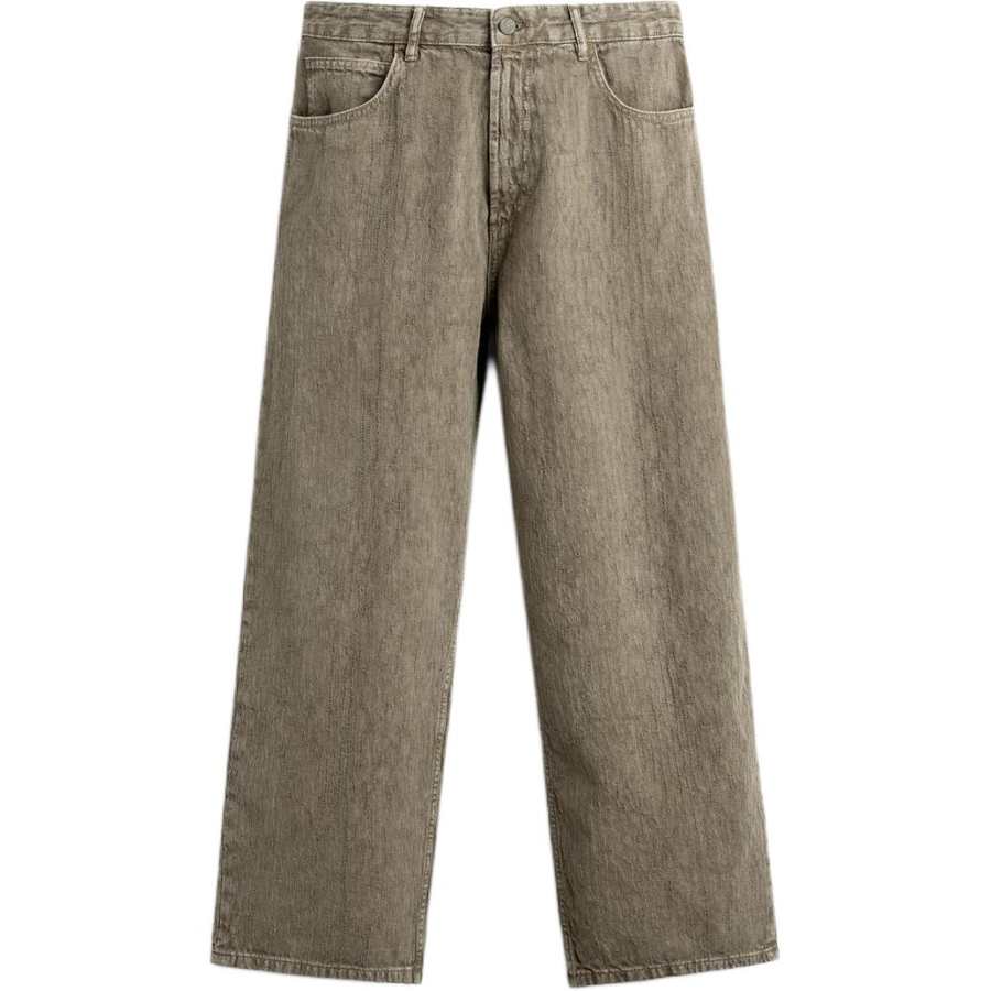 ZARA Casual Pants Men's Light Khaki Moderate Straight Fit Pants