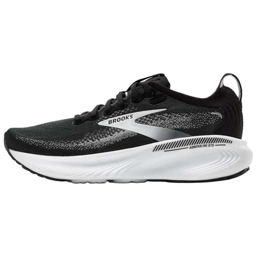 Brooks Adrenaline GTS 25 Breathable Support Breathable Support Casual Running Shoes Women's Black Silver