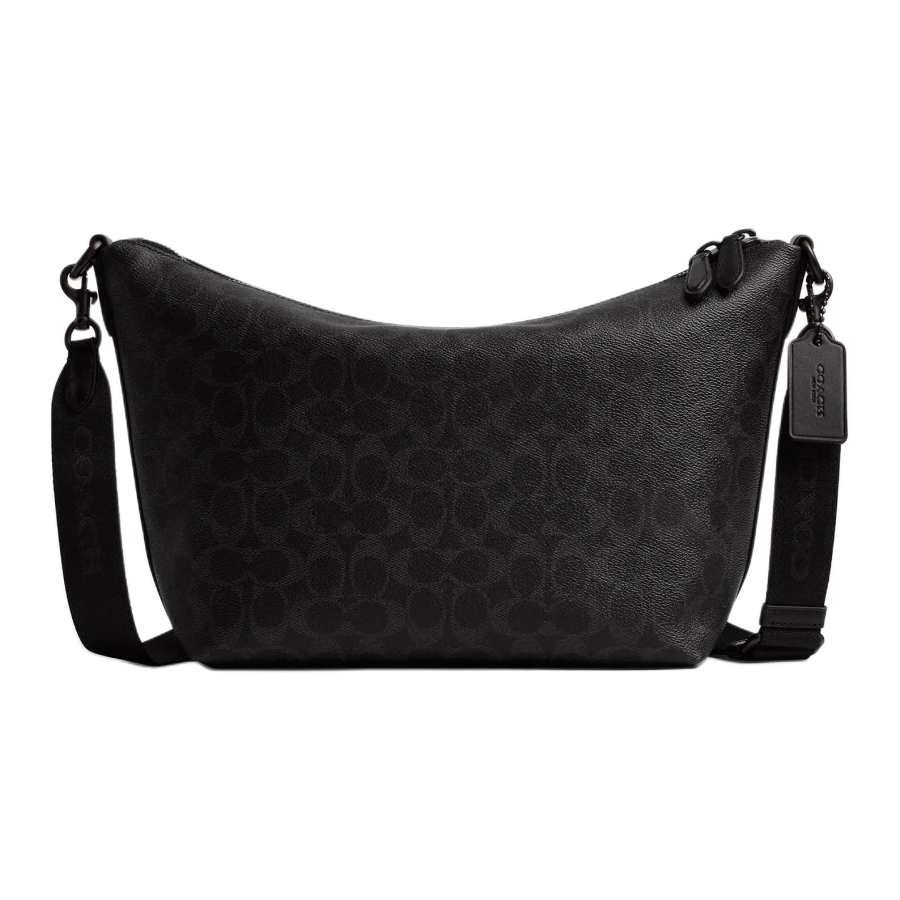 COACH Artificial Leather With Cow Leather Crossbody Bags Medium Men's Black