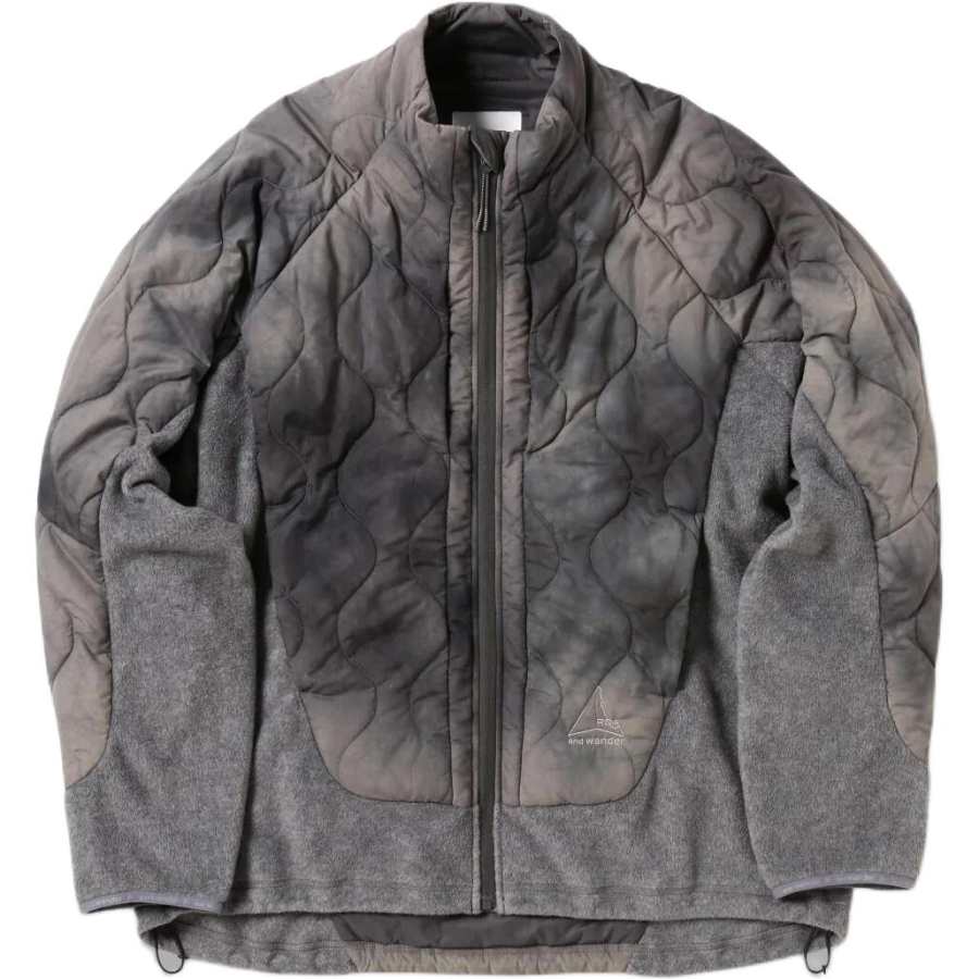 And Wander x And Wander quilted fleece jacket