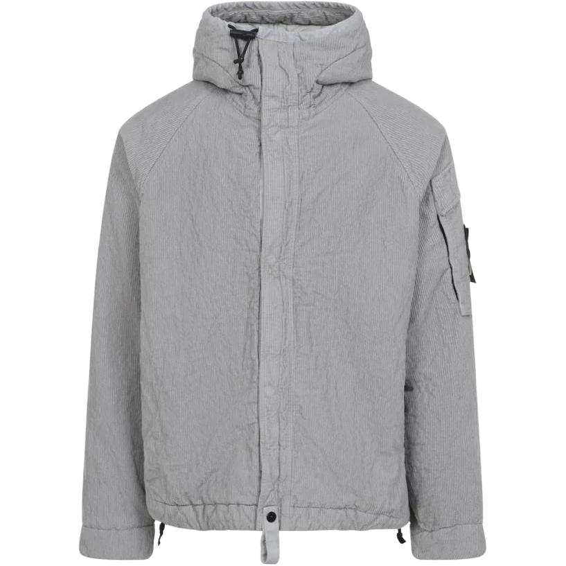 Stone Island hooded textured jacket