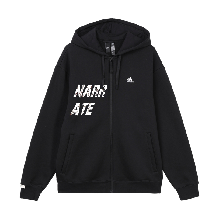 Adidas Adidas Jackets Unisex Black Hooded Fleece Lined Other