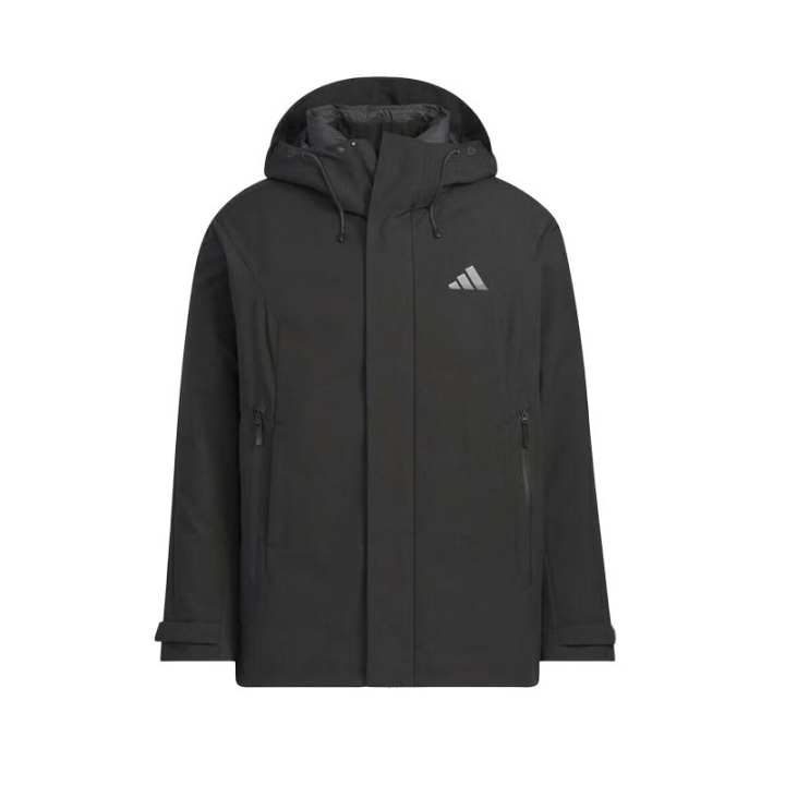 Adidas Adidas Down Jackets Men's Black Hooded Moderate