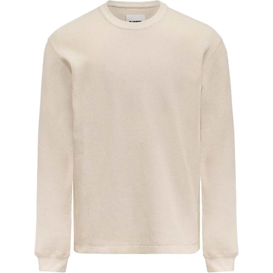 JIL SANDER T Shirts Men's Beige Crew Neck