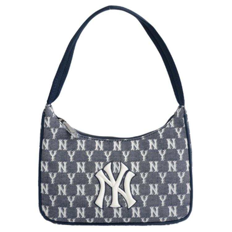 MLB MLB Monogram Collection Polyester Shoulder Bag Unisex Marine Blue