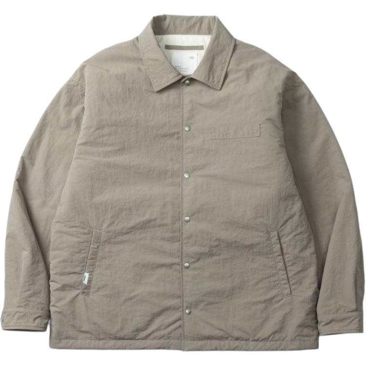 MADNESS Puffer Jackets Unisex Smoke Gray Lapel Moderate